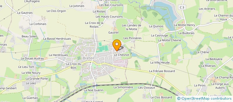 localisation de l'entreprise MADAME JEANNE BIANNIC  BRETEIL