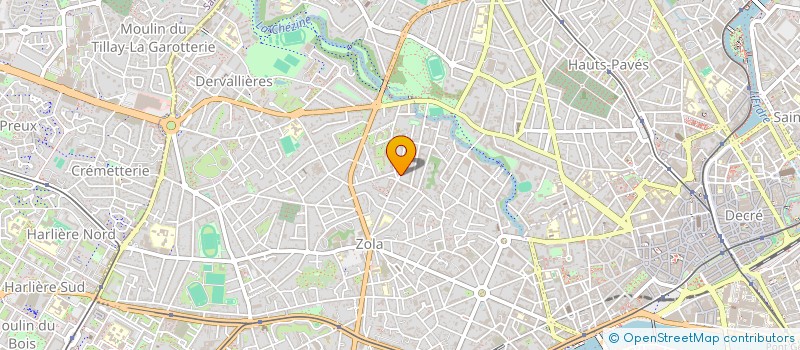 localisation de l'entreprise MADAME JEANNE BIROT à NANTES