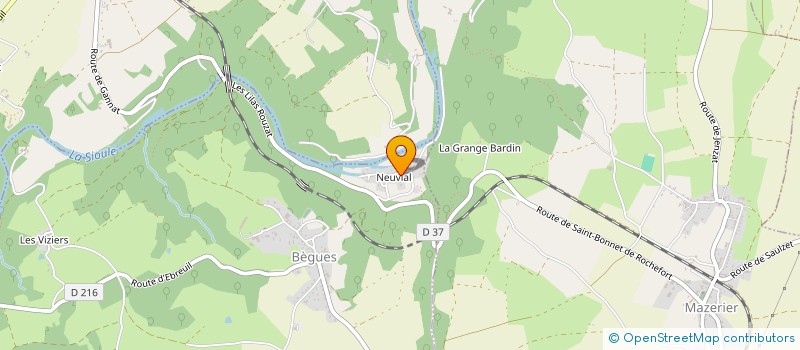 localisation de l'entreprise MADAME JEANNE BLANC  BEGUES