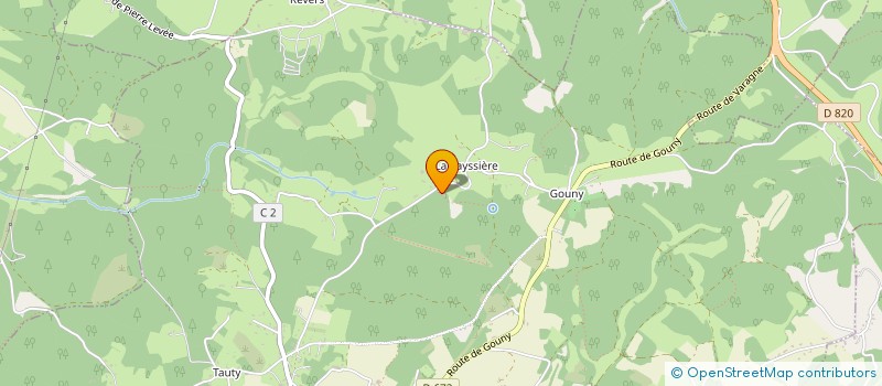 localisation de l'entreprise MADAME JEANNE BLAZY  GOURDON