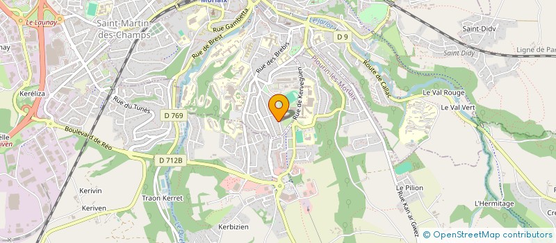 localisation de l'entreprise MADAME JEANNE BLIN à MORLAIX