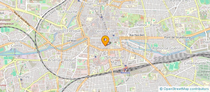 localisation de l'entreprise MADAME JEANNE BODIC  RENNES