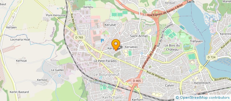 localisation de l'entreprise MADAME JEANNE BOINEAU  LORIENT