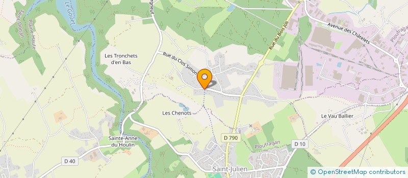 localisation de l'entreprise MADAME JEANNE BOIVIN à PLOUFRAGAN