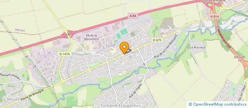 localisation de l'entreprise MADAME JEANNE BONNAUD  VERSON