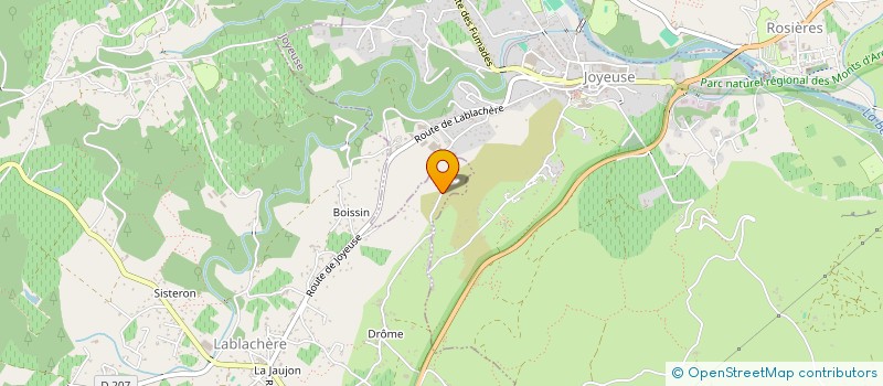 localisation de l'entreprise MADAME JEANNE BONNAURE  LABLACHERE