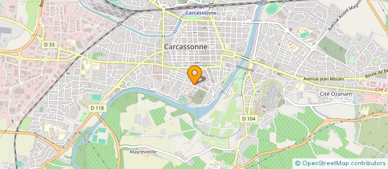 localisation de l'entreprise MADAME JEANNE BONNET à CARCASSONNE