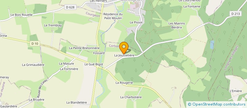 localisation de l'entreprise MADAME JEANNE BOUCHER à CORBON