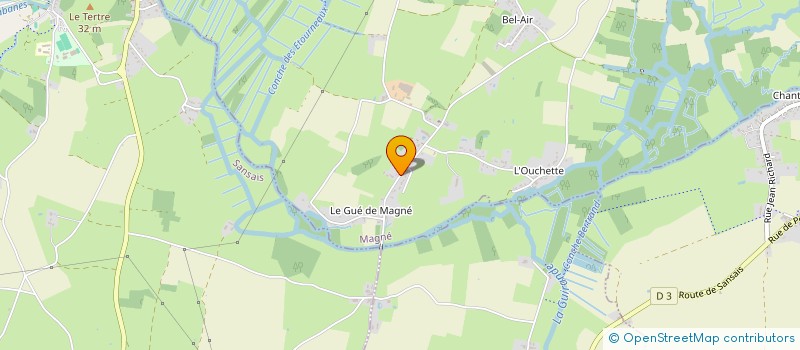 localisation de l'entreprise MADAME JEANNE BOUROLLEAU  MAGNE