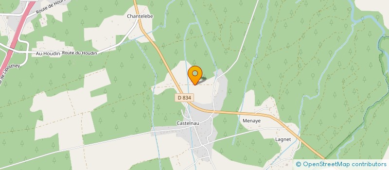 localisation de l'entreprise MADAME JEANNE BOURRIEU  SAUGNAC-ET-MURET