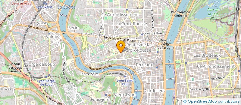 localisation de l'entreprise MADAME JEANNE BOURSIN à LYON