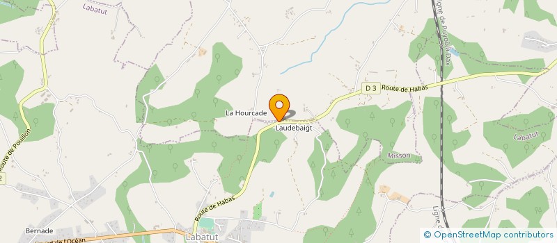 localisation de l'entreprise MADAME JEANNE BOUSQUET à LABATUT