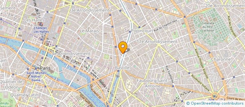 localisation de l'entreprise MADAME JEANNE BOUTEILLER  PARIS