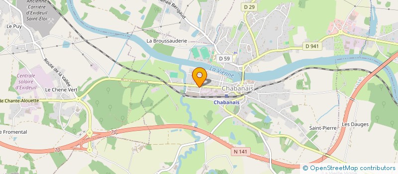 localisation de l'entreprise MADAME JEANNE BOYER  CHABANAIS