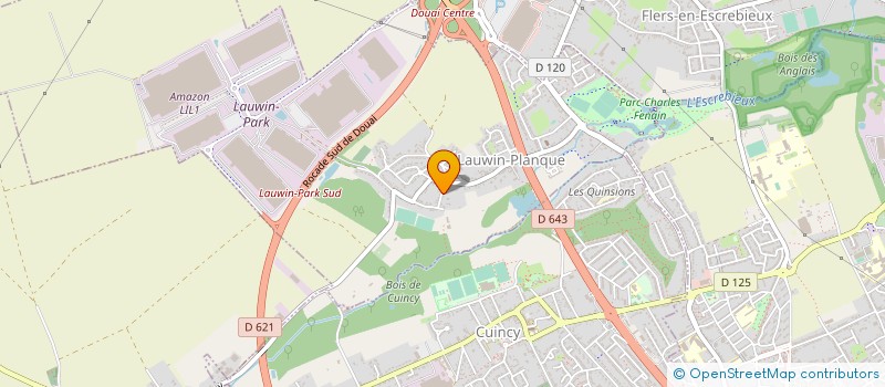 localisation de l'entreprise MADAME JEANNE BRACONNIER  LAUWIN-PLANQUE