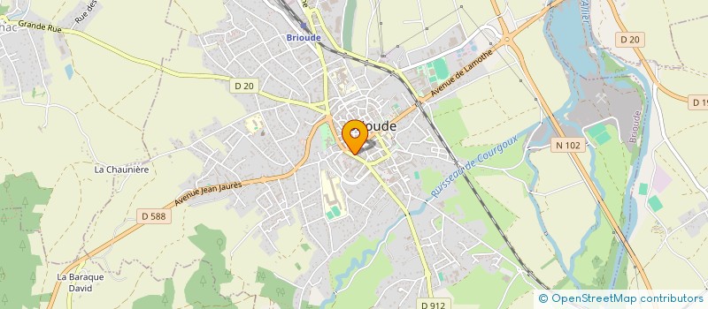 localisation de l'entreprise MADAME JEANNE BRIAT à BRIOUDE