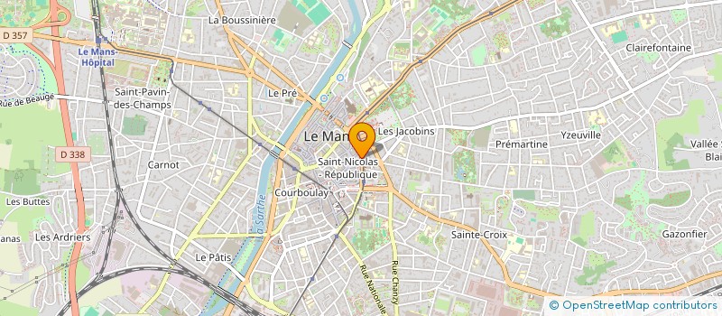 localisation de l'entreprise MADAME JEANNE BRIDE  LE MANS