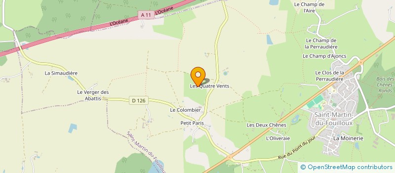 localisation de l'entreprise MADAME JEANNE BRILLANT à SAINT-GERMAIN-DES-PRES
