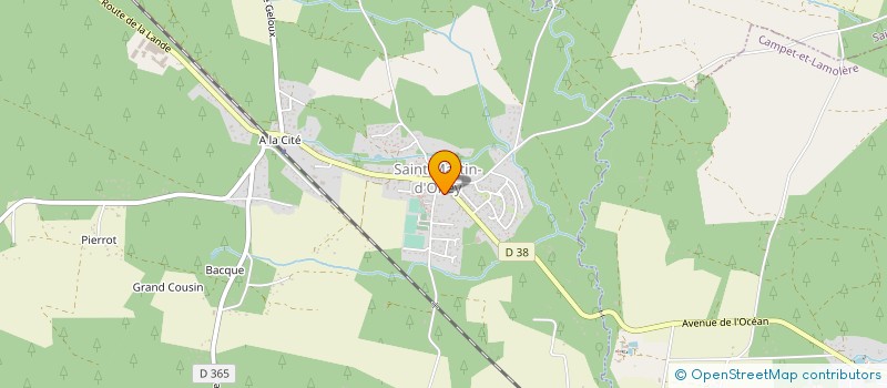 localisation de l'entreprise MADAME JEANNE BROUSTE  SAINT-PERDON