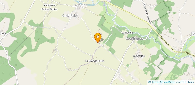 localisation de l'entreprise MADAME JEANNE BRUN à CHARRAS