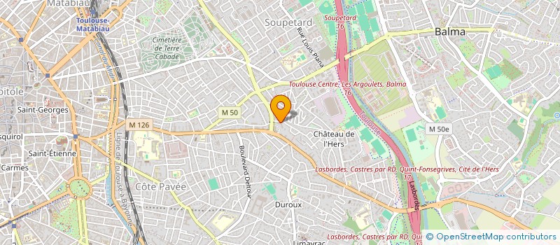 localisation de l'entreprise MADAME JEANNE BRUN EIDELMAN à TOULOUSE