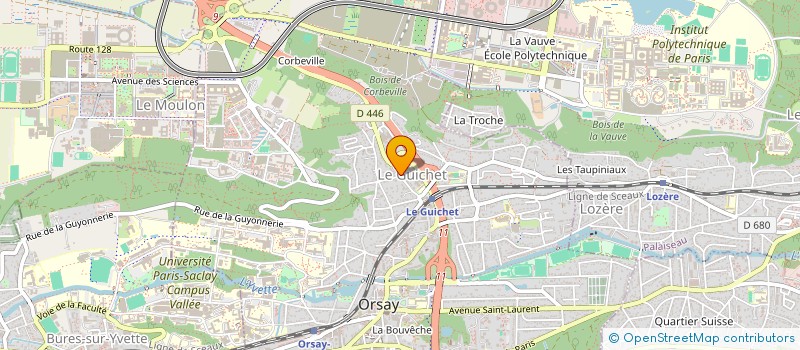 localisation de l'entreprise MADAME JEANNE BUFFET à ORSAY