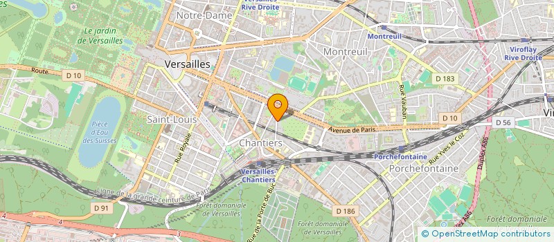 localisation de l'entreprise MADAME JEANNE BUISSON à VERSAILLES