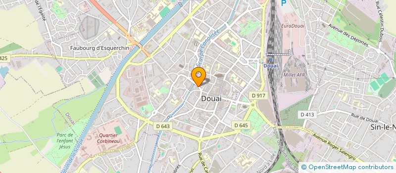 localisation de l'entreprise MADAME JEANNE BULTEZ à DOUAI