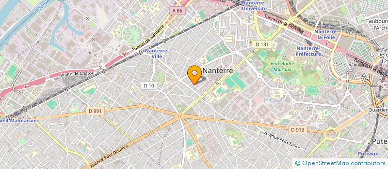 localisation de l'entreprise MADAME JEANNE BURTIN  NANTERRE