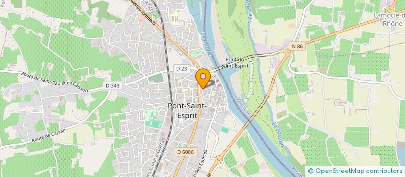 localisation de l'entreprise MADAME JEANNE BUZADZIC à PONT-SAINT-ESPRIT