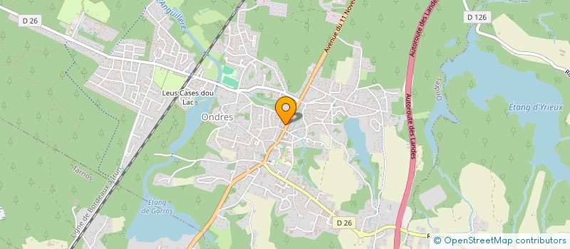 localisation de l'entreprise MADAME JEANNE CAILLET  ORTHEZ