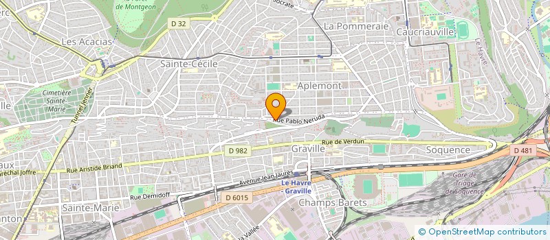 localisation de l'entreprise MADAME JEANNE CANTAIX  LE HAVRE