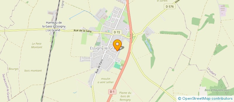 localisation de l'entreprise MADAME JEANNE CARDOT  ESSIGNY-LE-GRAND