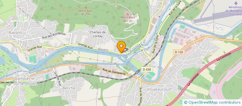 localisation de l'entreprise MADAME JEANNE CASPARD  BAVANS