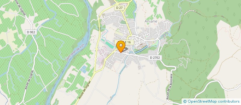 localisation de l'entreprise MADAME JEANNE CAZALS  GIGNAC