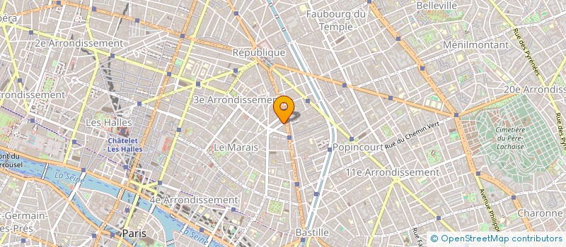 localisation de l'entreprise MADAME JEANNE CAZIER  PARIS