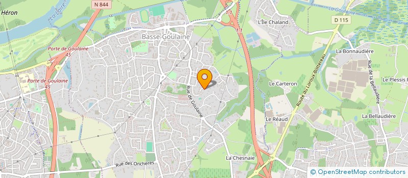 localisation de l'entreprise MADAME JEANNE CESBRON  BASSE-GOULAINE