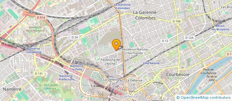 localisation de l'entreprise MADAME JEANNE CHAIGNE à COURBEVOIE