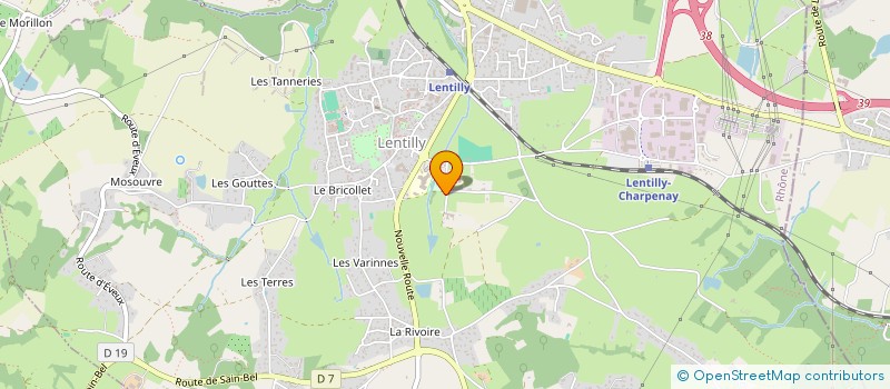 localisation de l'entreprise MADAME JEANNE CHANEL  SAINT-GERMAIN-NUELLES