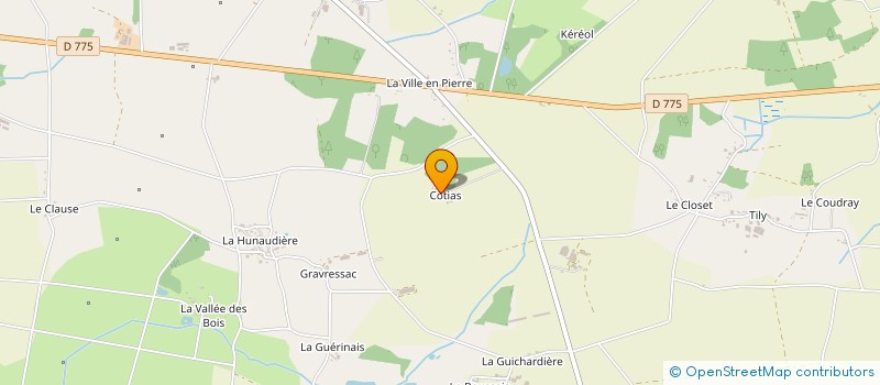 localisation de l'entreprise MADAME JEANNE CHARTIER  AVESSAC