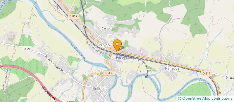 localisation de l'entreprise MADAME JEANNE CHATIGNOL  PUYOO