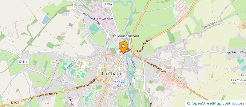 localisation de l'entreprise MADAME JEANNE CHAVENEAUD à LA CHATRE