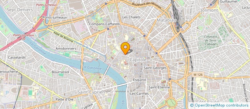 localisation de l'entreprise MADAME JEANNE CIRCUNS  TOULOUSE