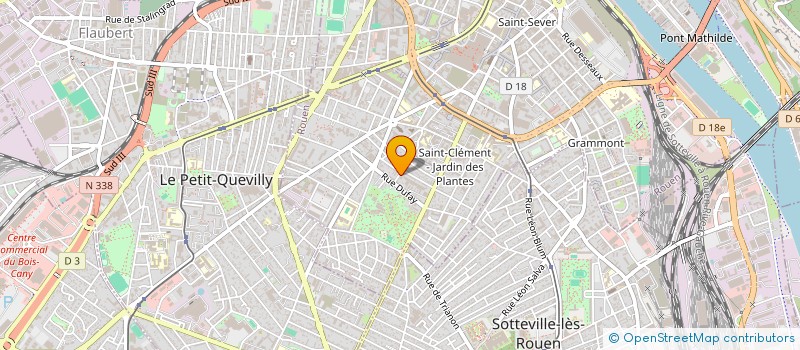 localisation de l'entreprise MADAME JEANNE CLAUDE  ROUEN