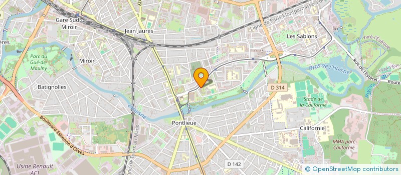 localisation de l'entreprise MADAME JEANNE CLEMENT à LE MANS
