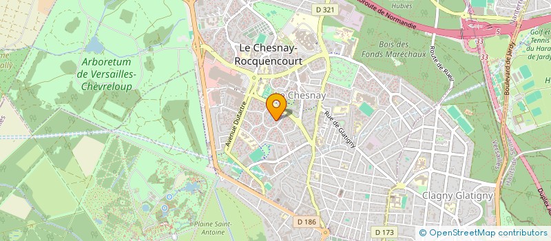 localisation de l'entreprise MADAME JEANNE CLOES  LE CHESNAY-ROCQUENCOURT