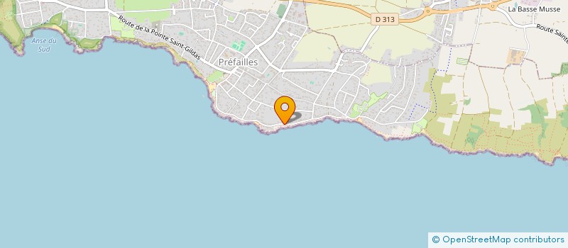 localisation de l'entreprise MADAME JEANNE COCHE  PREFAILLES