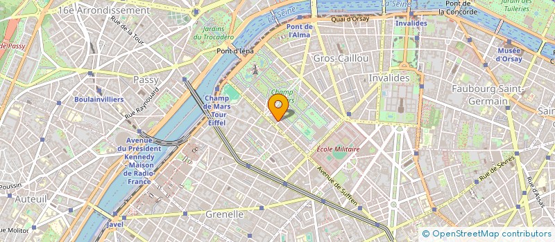 localisation de l'entreprise MADAME JEANNE COEUDEVEZ à PARIS