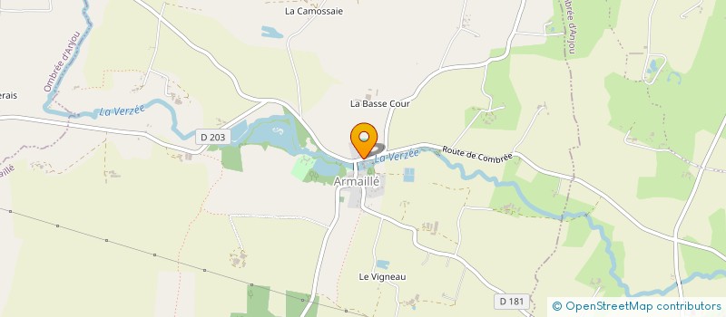 localisation de l'entreprise MADAME JEANNE COLCANAP  OMBREE D'ANJOU