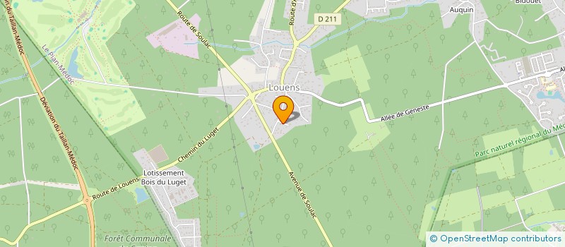 localisation de l'entreprise MADAME JEANNE COLIGNON  LE PIAN-MEDOC